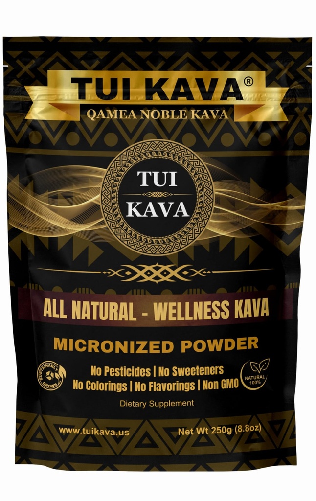 PREMIUM WELLNESS KAVA - MICRONIZED Noble Kava 250g (8,8 oz) - Trial/Reisi suurus | Very Heady | All Natural Lõdvestumine | Increase Focus | Mood/Sleep Support | Stress Relief | NO STRAINING