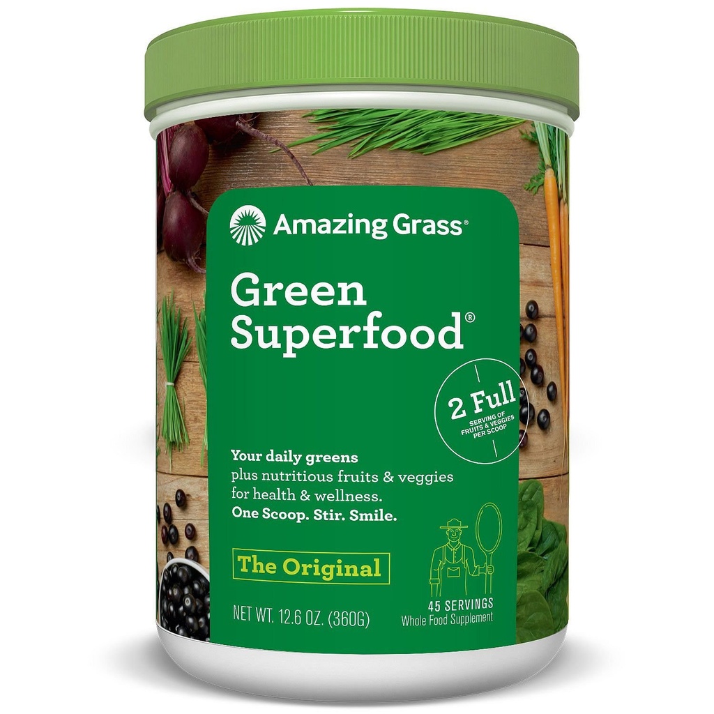 Amazing Grass Green Superfood, originaal, 12,6 Ounce