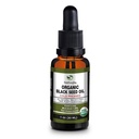 Orgaaniline musta seemne õli - USDA sertifitseeritud külmpressitud klaasi pudel üle 1,5% tümokinoon 3X tugevus Türgi Black Cumin Nigella Sativa non-GMO 100% puhas mustseemneõli (1oz klaasist tilguti pudel)