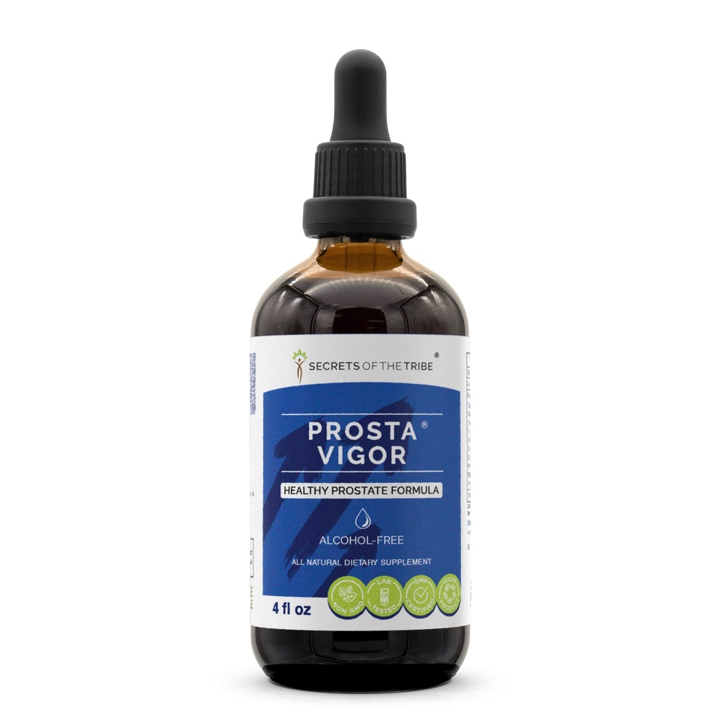 Prosta Vigor Alkoholivaba, Glycerite Pygeum, Maca, Stinging Nettle, Reishi Seene, Punane Rist, Spearmint, Saw Palmetto, Valge Peony. Tinktuur Taimne ekstrakt Tervislik eesnäärme valem 4 OZ