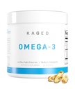 Kaged Omega 3 Softgels | Maitsestamata | Fish Oil Supplement | 3000mg Omega 3 rasvhape EPA & DHA | Ultra-Pure, No Fish Burps | Supplements for Men & Women | 30 Servings