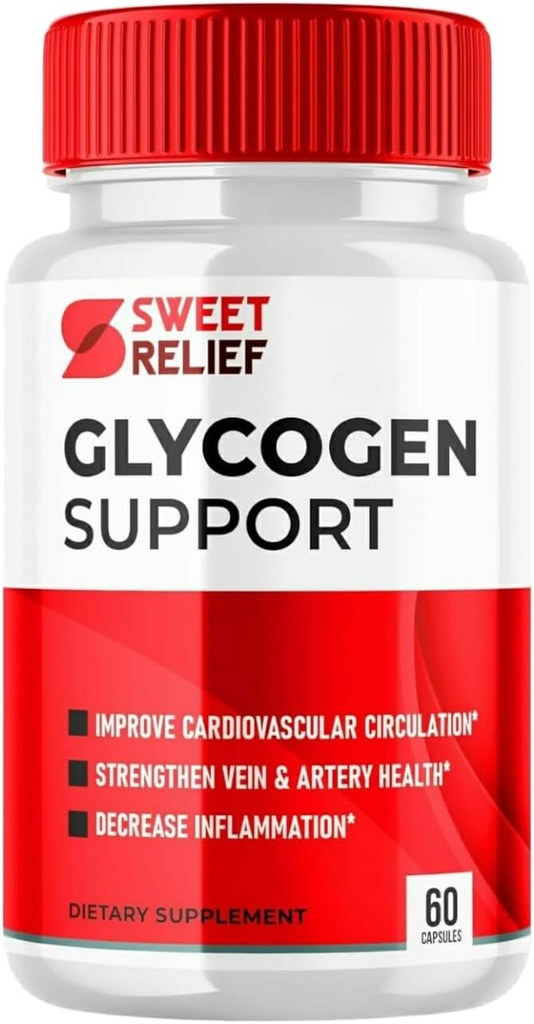 Sweet Relief Glycogen Support - Sweet Relief Blood Vessel Cleaner, Sweet Relief Capsules, Advanced Formula for General Wellness, SweetRelief (60 kapslit, 1 pakend)