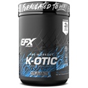 EFX Sports K-OTIC Pre Workout | with Kre-Alkalyn Creatine & Hydromax Glycerol | 300mg Caffeine + Full-Spectrum Amplifiers | 20 Servings (Blueberry Crush)