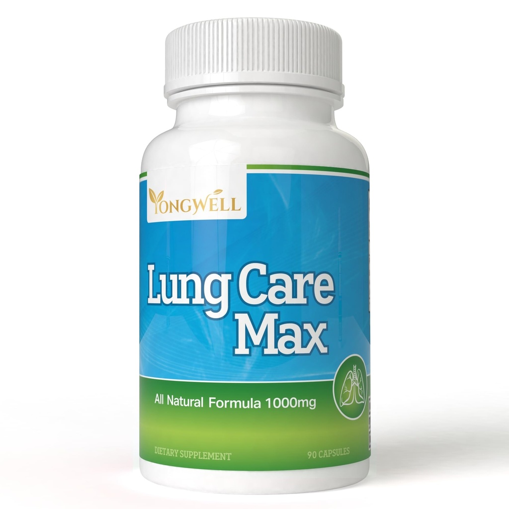 Lung Care Max, spetsiaalsed antioksüdandid koos Ameerika ženšenni, mesilase taruvaigu ja kuningliku tarretisega (90 kapslit)