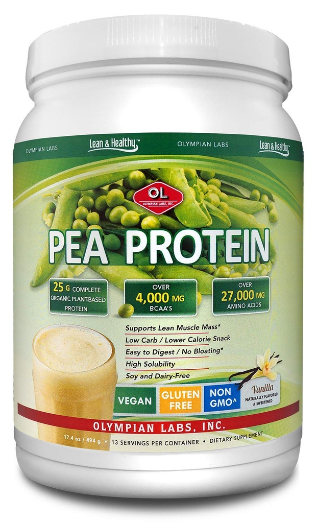 Olümpialaborid Vanilla Pea valk, 494 Grams, 13 Servings