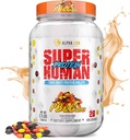 ALPHA LION Superhuman vadakuvalgu pulber, hea maitsega puhas vadakuvalk isolaat, madal süsivesikute sisaldus, madal suhkur, ilma pulbitsemisjärgse treeninguta, lihaste taastumine ja kasv (28 Servings, PB & Gains)