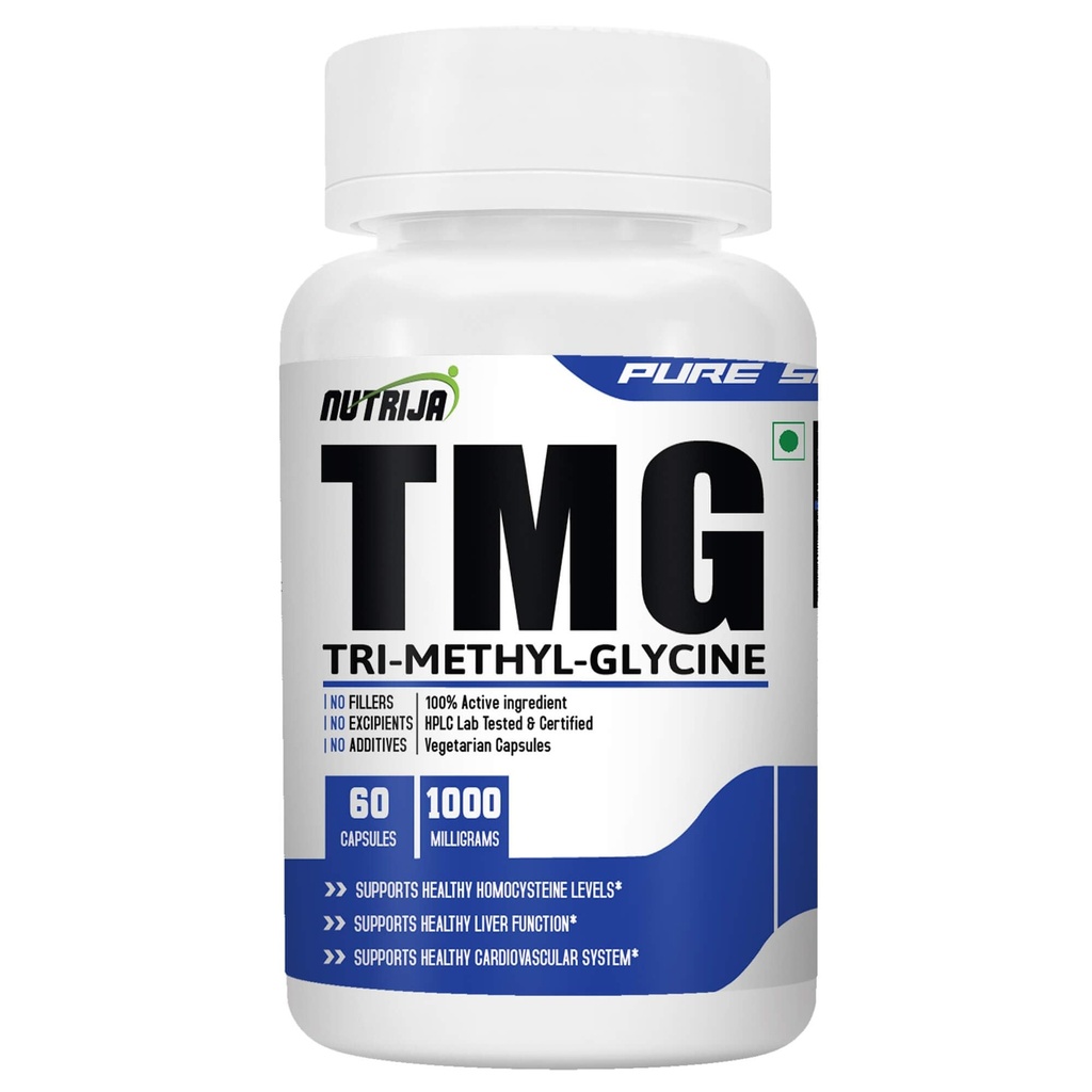 NutriJa- TRIMETHYLGLYCINE (TMG) 1000MG - 60 kapslit