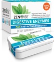 Zenwise Health seedetrakti ensüümid ja bromelain soolestiku tervisele - probiootilised multiensüümid prebiootikumide ja probiootikumidega naistele ja meestele seedetrakti tervise ja seedimise puhumiseks -15 CT