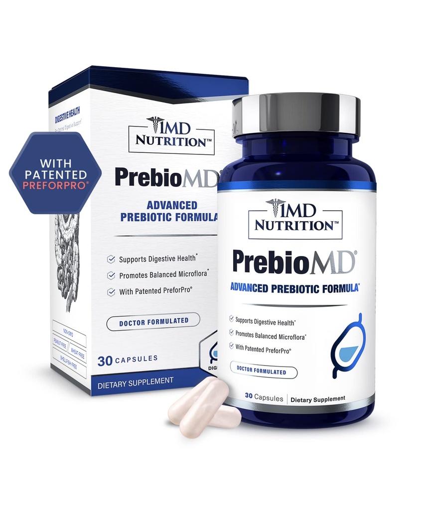 1MD Toitumine PreBioMD - Prebiootikum PreforPro®-iga | Tervisliku seedimise ja kasulike bakterite toetamine