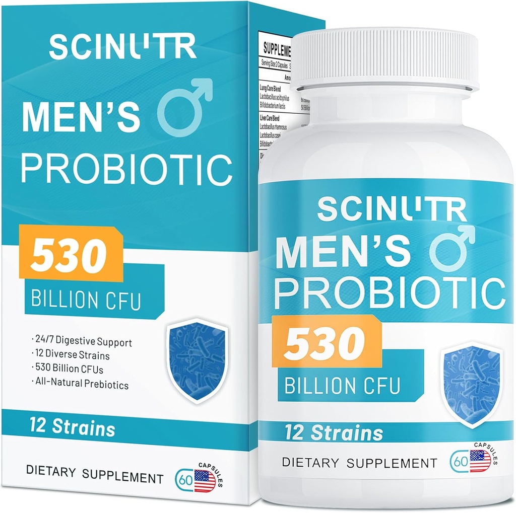 Probiootikumid meestele, 530 miljardit CFUd ja 12 tüve, probiootikum kurkum Cranberry & Goji, soolestiku tervis meestele, toetab seedetrakti tervist, mikrobioomi, kolooniat ja immuunsust, 30-päevane pakkumine