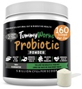 TummyWorks Probiootiline pulber koertele ja kassidele. Probiootikumid seedetrakti tervise, immuunsuse toetamiseks, kõhulahtisus, gaas, sügelus ja hooajalised allergiad. Seedeensüümide ja prebiootikumidega. Made in USA - 160 Scoops