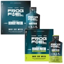 Frog Fuel Power Regular & Power Energized Complete Protein Shot Bundle, 15g Protein Nano-Hydrolyzed Grass Fed Collagen, Post Treening, Rasv & Suhkruvaba, 22 Aminohapped, Berry, 1 oz Packets, 48 Pack