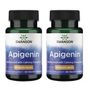 Swanson Apigenin-Bioflavonoid Täiendus Looduslik eesnäärmetoetus-Metabolism ja närvide tervise tugi-Kas toetada une ja lõõgastust 90 kapslit, 50 mg iga 2 pakendit