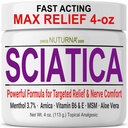 Sciatica närvikreem - jalgade, käte, jalgade, varvaste, selja maksimaalne tugevus - looduslik ultratugevus Arnica, MSM, mentool, rahustav mugavus, suur 4 Oz