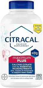 Citracals Maksimaalne pluss kaltsiumtsitraat + D3, 280 kapslit