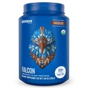BIRDMAN Falcon Vegan Valk Pulber Orgaaniline, Stevia & Sugar Free, Taimne Valk, Madal Carb, Piimavaba, Keto, Non Whey Protein, Probiootikum, hernevalk | Šokolaadilõhn - 37 Servings - 2,64lb