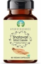Shatavari ekstrakt 500mg - 60 taimekapslit | Asparagus Racemosus | Kõik looduslikud | 100% vegan | Gluteenivaba | GMP sertifitseeritud.