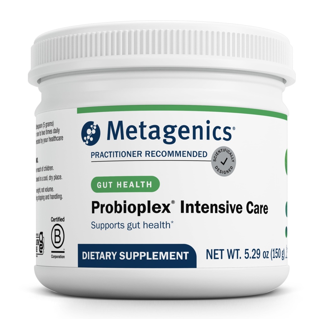 Metagenics Probioplex Intensive Care - Prebiotic Powder with Lactoferrin & Lactoperoxidase - Supports Gut Microbiome, Immune & Digestive Health* - Non-GMO, Gluten-Free, Clinically Tested - 5.29 oz