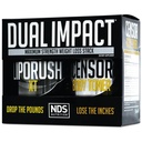 NDS Toitumine Maksimaalne tugevus Dual Impact Stack - Võimas 2-in-1 Kaalulangus Kit Kombineerib Kõrge Energia Rasvapõletusega XT Thermogenic Premium CLA Censor Body Toner (60 Caps & 90 Softgels)