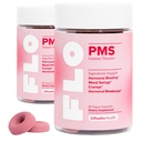 O Positiv FLO PMS Gummies for Women - Proactive PMS Relief - Sihtmärgid Hormonaalsed Breakouts, Bloating, krambid & Mood Swings Chasteberry, Vitamiin B6 & Sidrun Balm - PMS Gummies (pakk 2)
