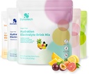 Dynatech Zero Sugar Electrolyte Drink Mix - Sordipakend - Hüdratsioonipulbri paketid 10 elektrolüüdi ja vitamiinidega | Mitte-GMO, Gluteenivaba, veganelektrolüütide pulbripaketid | 16 Servingut
