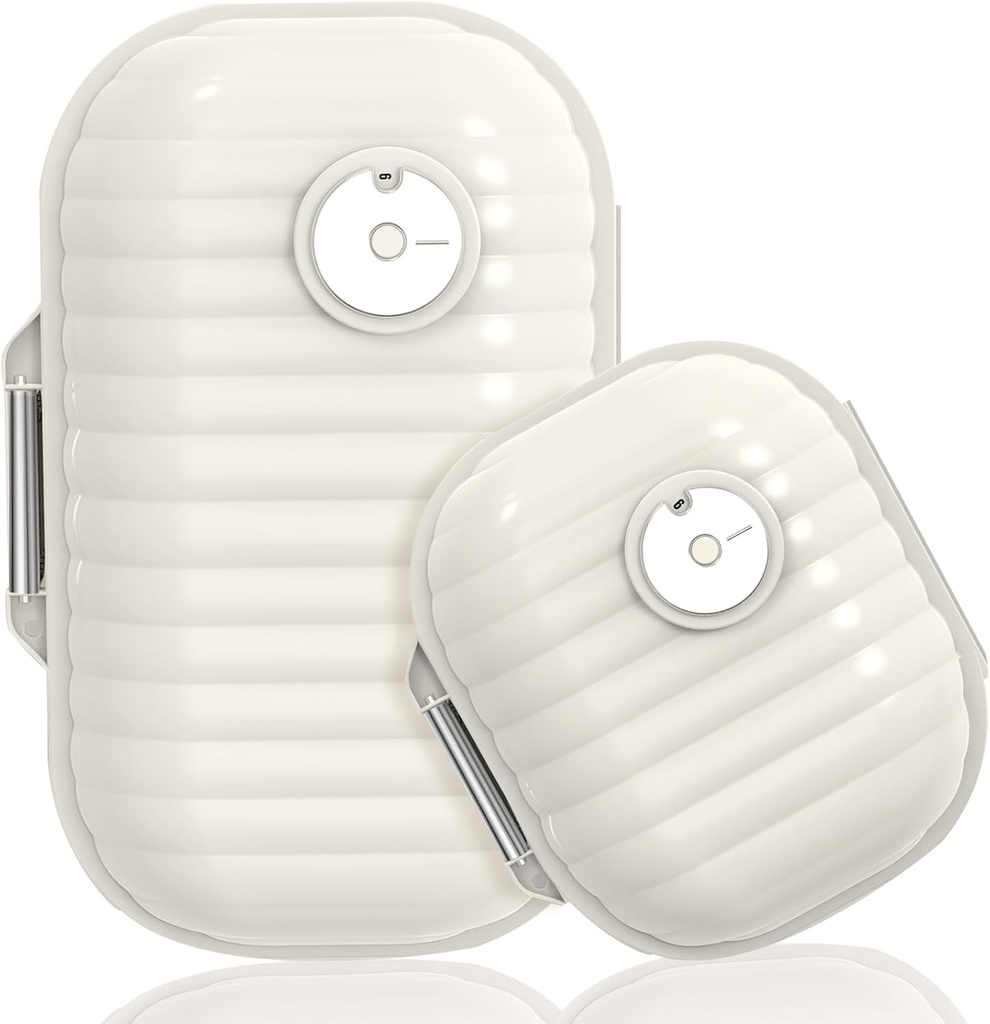 Travel Pill Korraldaja, 2 Pack Portable Pill Box 7 Day Väike Pill Juhtum Niiskus Proof Daily Medicine Vitamiinikonteiner Vitamiinid, toidulisandid Ravim Tracker Reisimine Essentials (väike + suur)
