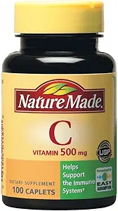 Loodus tegi C-vitamiini 500 mg kapslid, immuunsuse toetamiseks, gluteenivaba 100 arvu (3. pak)