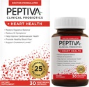Peptiva probiootikumid Südame tervis - Südame tervise tugisammas, 25 miljardit CFU, mitmetüveline probiootikum, Lactobacillus Acidophilus, Bifidobacterium, seedetrakti tugi - 30 taimetervist