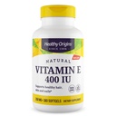 Tervislik päritolu Vitamiin E 400 RÜ (looduslik, mitte-GMO, gluteenivaba, naha tugi, südame-veresoonkonna tugi), 180 Softgels