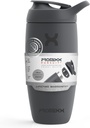 Promixx Pursuit Shaker Bottle Isoleeritud roostevabast terasest veepudeli ja raputuskarikas, 18oz, Graphite Gray