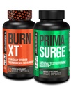 Jacked Factory Fat Burner & Testosterooni Booster Stack meestele - Burn-XT Thermogenic Fat Burner & PRIMASURGE Testosterooni Booster Meestele