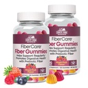 Riigi talud Fiber Care Prebiootilised Gummies, 6 g kiudainet ühe serveerimise kohta, FOS suhkrupeedist, seedetrakti tervis, toetab korrapärasust, segatud puuviljamaitse