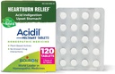 Boiron Acidil tabletid happe refluksi, kõrvetiste, seedimise ja upset kõht - 120 Count (2 Pack 60)