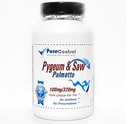 Pygeum 100mg & Saw Palmetto 320mg Standardized Extract // 200 Capsules // Pure // by PureControl Supplements