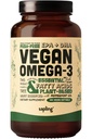 Vegan Omega 3 täiendus - taimsed DHA ja EPA rasvhapped - karrageenivaba, alternatiiv kalaõlile, toetab südant, aju, liigeste tervist - jätkusuutlikult hangitud vetikad, kalaõli vaba - 180 softgelid