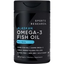 Sport Research Fish Oil Mini-Softgels - lihtne neelata Omega-3 rasvhappeid Wild Caught Alaska Pollock - 625mg, 120 Softgels