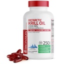 Bronsoni Antarktika krillõli 2000 mg koos Omega-3s EPA, DHA, astaksantiin ja fosfolipiidid, 250 Softgels (125 Servings)