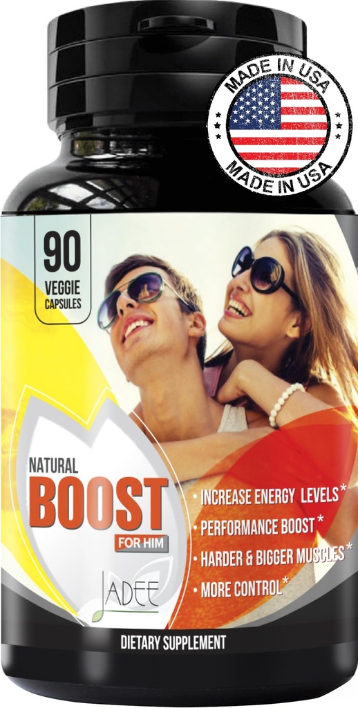 Jadee Natural Mees Enhancing Supplement - Suurendada 2" 60 päeva Laienemine ja meessoost parandamiseks pillid, edendada suurus, tugevus, energia, vastupidavus, Viimane pikem erektsioon toetust, testosterooni Booster meestele