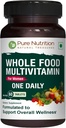 Puhas toitumine Terve toit Multivitamiin naistele | 60 Tabs | Üks-A-päev | 100% RDA | 24 looduslikku vitamiini ja mineraali | Kõik looduslikud taimsed naiste multivitamiinid | 2 kuud pakkumine