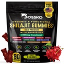3200 MG Pure Himalayan Shilajit Gummies Orgaaniline meestele ja naistele probiootikumid ja magneesium Ashwagnadha Chaga Turmeric Fulvic Acid 105+ Trace Minerals I Vegan Non-GMO I Lab Testitud I 90 Count