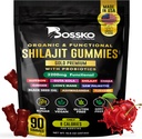 3200 MG Pure Himalayan Shilajit Gummies Orgaaniline meestele ja naistele probiootikumid ja magneesium Ashwagnadha Chaga Turmeric Fulvic Acid 105+ Trace Minerals I Vegan Non-GMO I Lab Testitud I 90 Count