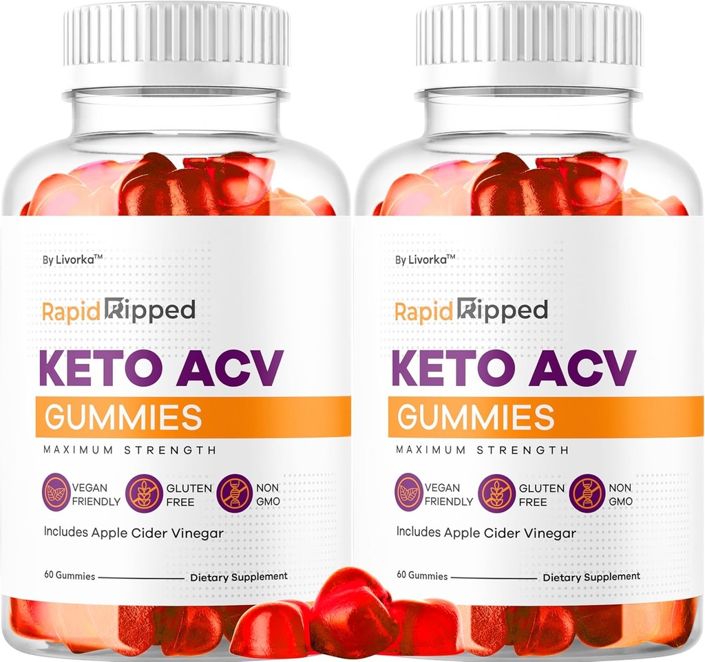 (2 Pack) Kiire ripped Keto ACV Gummies Support, Rapidripped Keto Plus Apple Siider Äädikas Gummy Advanced Formula 1050MG, Kõik Natural Gomitas Reviews, 120 Gummies 2 kuud
