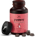 Pure Himalayan Shilajit Gummies, Suhkruvaba, 85+ jälgi mineraalid ja Fulvic Acid for Energy, Metabolism & Immune Support, Shilajit for Men & Women, Ashwaghanda Gummies (60 Count)
