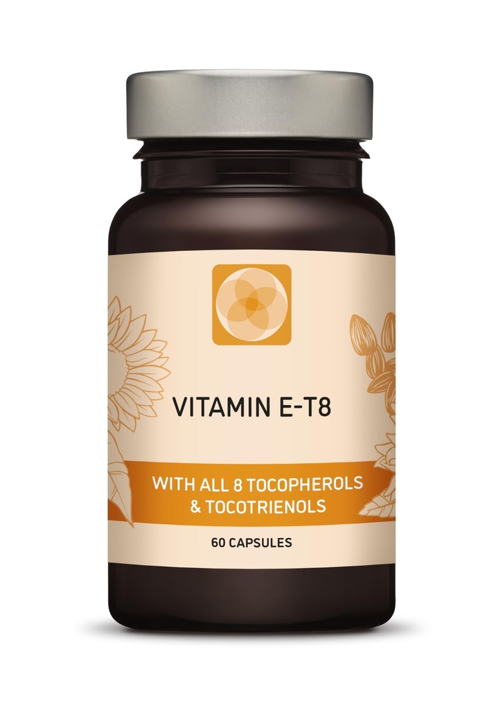 Ultra tokotrienool 200mg E-vitamiini Vegan - Kõik 4 tokotrienoolid - Alfa-tokotrienool + Beetatokotrienool + Gamma-tokotrienool + Delta-tokotrienool - ei tokoferoolid - ainulaadne tokotrienooli kompleks