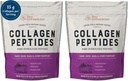 Live Conscious Collagen Peptides Powder - Hair, Skin, Nail, and Joint Support - Type I & III Collagen - Naturally-Sourced Hydrolyzed Protein - 16oz (2-Pack)