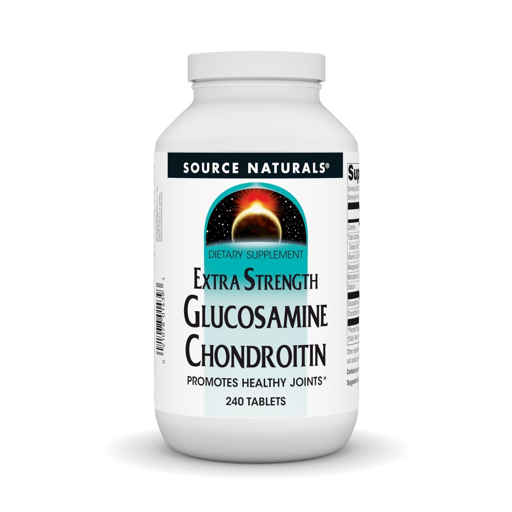Allikas Naturals Extra Tugevus Glükoosamiin Chondroitin, soodustab tervislikke liigeseid *, 240 tabletti