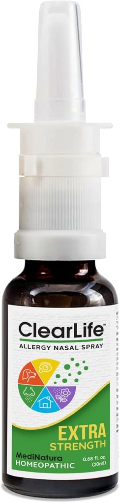 ClearLife Allergia Relief Nasali Spray multisümptomi leevendamiseks mis tahes piirkonnas - homöopaatiline valem - 0,68 Ounce