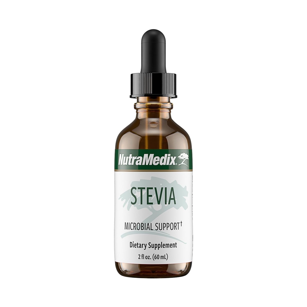 NutraMedix Sweet Leaf Stevia Vedel tilgad - Suhkruvaba magusaine puhtast Stevia Leaf ekstrakti mikroobide toetuseks - Madal carb, ei ole lisatud suhkrut (2 oz / 60 ml)