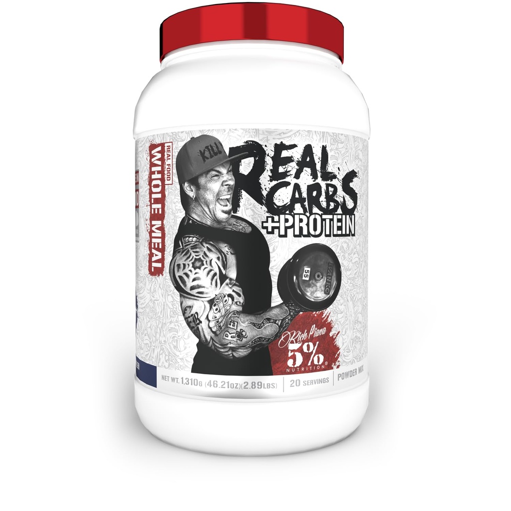 5% Toitumine Rikkalik Piana Real Süsivesikud + Valk | Puhas mass Gainer Valgupulber | Real Food Süsivesikud Kütus Enne Treeningut / Tööjärgse Taastamise Toit | 2,89 lb, 20 Srvgs (Blueberry Cobbler)
