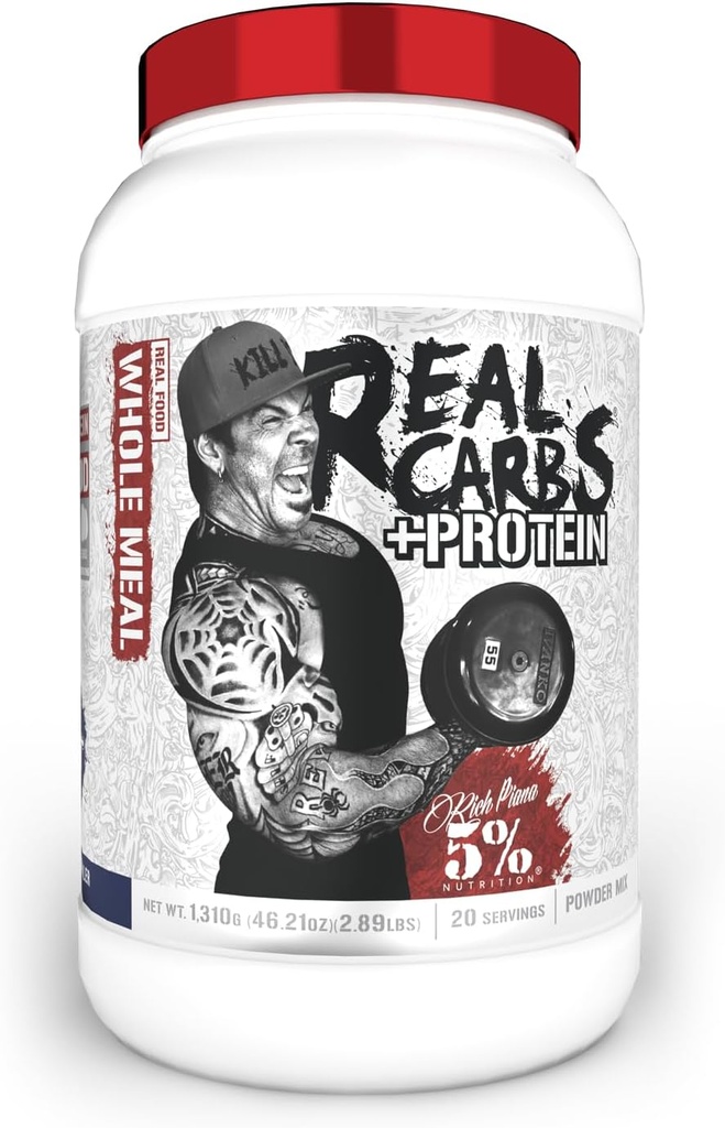 5% Toitumine Rikkalik Piana Real Süsivesikud + Valk | Puhas mass Gainer Valgupulber | Real Food Süsivesikud Kütus Enne Treeningut / Tööjärgse Taastamise Toit | 2,89 lb, 20 Srvgs (Blueberry Cobbler)